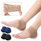 2X Moisturizing Gel Heel Socks FootCare Dry Cracked Feet Skin Treatment Toeless♡