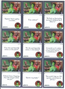 Star Trek TOS 2020 conjunto común de archivos e inscripciones - 85 Marta - ¡juego de 9 tarjetas! - Imagen 1 de 1