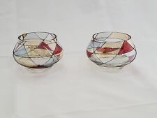 New ListingPartylite Mosaic Candle Holders (2 total), Made In Romania - Pre-owned