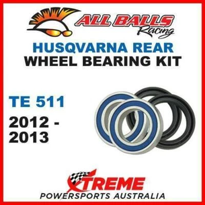 Kit de cojinete de rueda trasera MX Husqvarna TE511 TE 511 2012-2013 Moto, todas las bolas 25-14 Foto 1 de 2