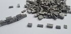 1:35 Scale Diorama Building War Gaming 100 Grey Dry Stone Wall Blocks Bricks 