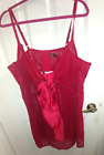 Torrid Curve Red Lace Baby Doll Sexy Underwire Nightie Size 4 Peek A Boo Ribbon