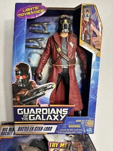 Star Lord Action Figure Marvel Guardians Of The Galaxy 12 in Battle FX Sound Eff - Picture 1 of 4