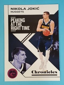 Panini Chronicles 2019-20 rosa Nikola Jokic Denver Nuggets #1 - Imagen 1 de 2