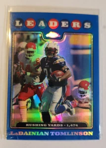 LaDainian Tomlinson 2008 Topps Chrome TC124 Blue Chargers - Picture 1 of 2