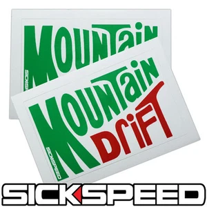 2PC MOUNTAIN DRIFT DEW SODA VINYL STICKER DECAL STICKERBOMB BOMB FUNNY SPOOF E - Picture 1 of 1