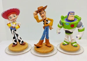 Disney Infinity Playset Toy Story Figures Lot of 3  Woody Jesse Buzz Lightyear - Picture 1 of 12