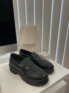 Steve Madden Leather Platform Loafer - Picture 1 of 5