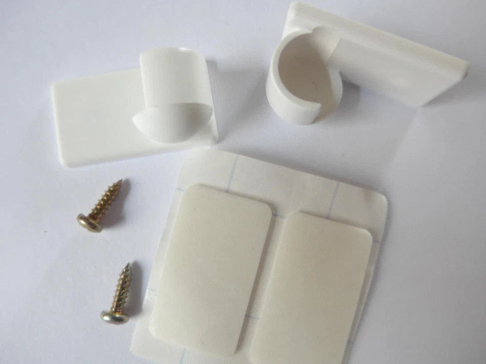 GARDINEN RÖTTGER Träger 12mm Ø weiß zum Kleben