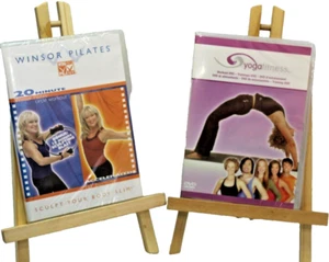 NEW Yoga Fitness Workout DVD & Winsor Pilates Sculpt Your Body Slim Fat Burning - Picture 1 of 17