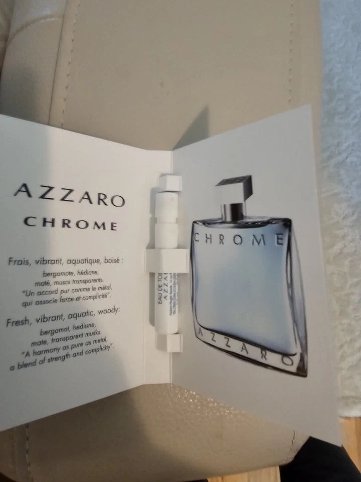 Azzaro Chrome Men EDP 0,04 OZ muestra vial spray Foto 1 de 1