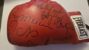 IBHOF RARE 2012 SIGNED GLOVE TARVER ORTIZ KELLY MCGIRT SEALES & COA - Picture 1 of 3