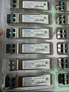 10 pièces Finisar FTLX1471D3BCL 10 Go LR 10 km SFP + 1310 nm SMF Duplex LC émetteur-récepteur - Photo 1/2