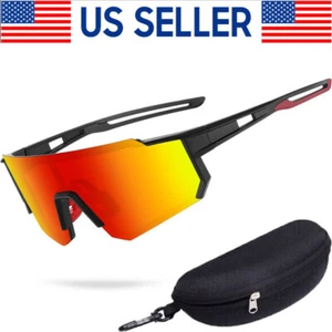 Gafas de sol deportivas polarizadas al aire libre ciclismo conducción pesca gafas UV400 - Imagen 1 de 11