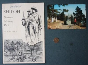 1949 & 1954 Bürgerkrieg Tennessee Shiloh Schlachtfeld ZWEI Broschüren / Postkartensatz - - Bild 1 von 1