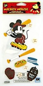 Jolee's Boutique Sticker Collage Disney Vintage Mickey Baseball Collection - Picture 1 of 2