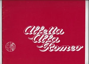 1973 Alfa Romeo Alfetta car brochure - Picture 1 of 24