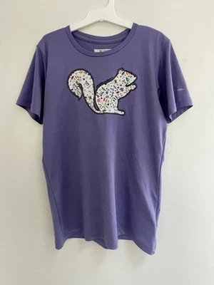 Columbia Kids девочек милый цветочный белка 100% полиэстер футболка фиолетовый L 14/16 - Изображение 1 из 4