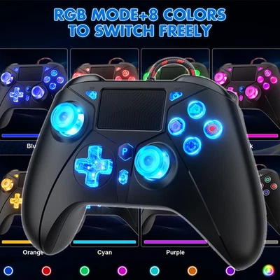 NEW Wired Controller for Playstation PS5/Pro/Steam Deck/PC Gaming Controller RGB - Image 1 of 4