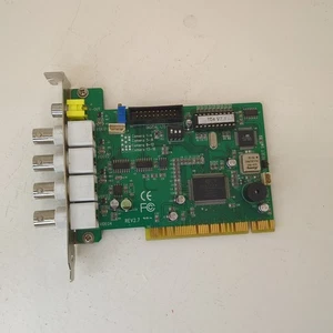 Conexant Fusion 878A 4-Port Video / 1 Port Video Out Port CCTV Capture Card - Afbeelding 1 van 8