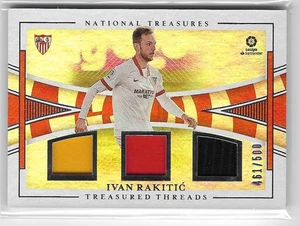 Ivan Rakitic 2020-21 Panini Chronicles - National Treasures #TT-IR #/500 - Picture 1 of 2