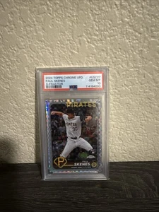 2024 Topps Chrome Update Series - Paul Skenes #USC27 X-Fractor PSA 10 - Picture 1 of 2