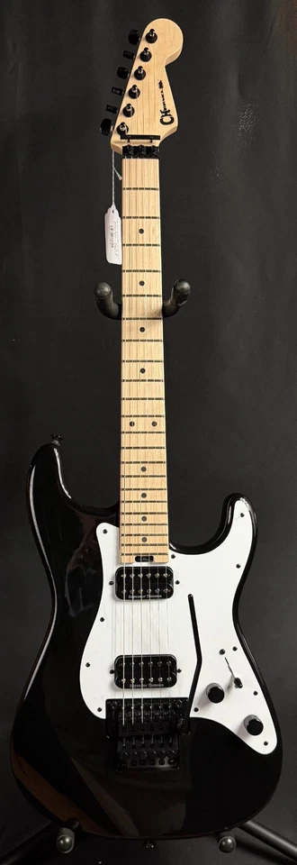 Charvel Pro-Mod So-Cal Style 1 HH FR M 电吉他光泽黑色饰面 — 第 1/4 张图片