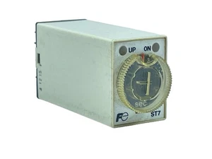   Relé temporizador FA AC100-120V 50/60Hz ST7P-2 0-5 segundos 3A 240VAC #F4 - Imagen 1 de 4