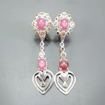 Joyería de moda Pendientes de rubí Plata de ley 925/E125047 Foto 1 de 4