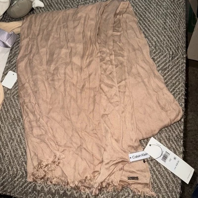 Calvin Klein Scarf with Flaw See Pictures for Condition - Image 1 of 4
