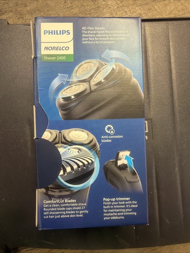 Philips X3001/90 Norelco Electric Shaver 2400 Rechargeable w/Pop-Up ...