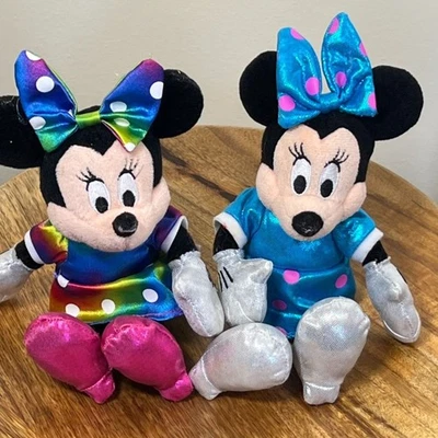 Juego de 2 juguetes TY Sparkle Minnie Mouses - 8,5 pulgadas Foto 1 de 4