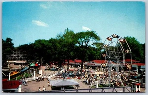 K31/ Chippewa Lake Ohio Postkarte Chrom Das mittlere Riesenrad 400 - Bild 1 von 4