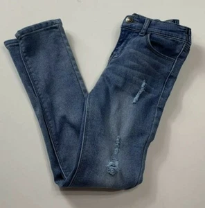 Hudson Distressed Girls Jeans Size 6X - Picture 1 of 6