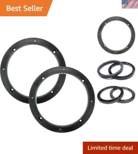 Universal 6.5-Inch Speaker Mounting Adapters for Versatile Audio System Upgrades - Picture 1 of 6