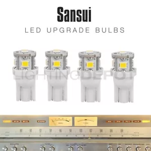 4 piezas Sansui TU-417 TU-517 TU-717 TU-917 LED 8V Receptor Dial Medidor Bombilla - Imagen 1 de 4
