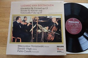 HORSZOWSKI VEGH CASALS Beethoven piano trio LP Philips 77059 Club Ed. - Picture 1 of 9
