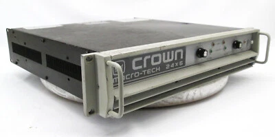 Crown Macro-Tech 24x6 Professional Power Amplifier + XLR Input Card MA-24x6 #578 - Image 1 of 4