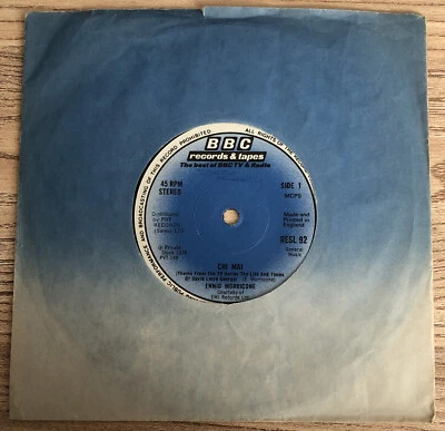 ENNIO MORRICONE - CHI MAI /COME MADDALENA - VINYL 7" - BBC Records RESL 92 - Image 1 of 4