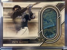 2023 Topps Tier One Pete Alonso Batting Glove Relic /10 GR-PA RARE Blood? 🩸