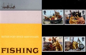 Fishing 1981 (September 23 1981) Commemorative Royal Mail Mint Stamps - Picture 1 of 1