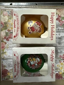 1994 & 1995 Campbells Soup Kids Collectors Edition - Christmas Ornament Ball - Bild 1 von 3