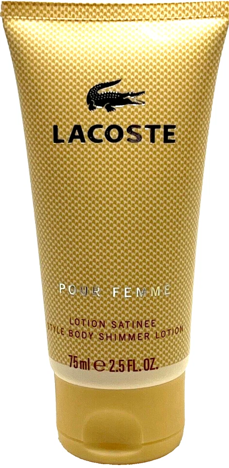 LACOSTE POUR FEMME LOCIÓN BODY SHIMMER PARA MUJER 2,5 OZ / 75 ml ¡¡TAMAÑO COMPLETO!!! Foto 1 de 2