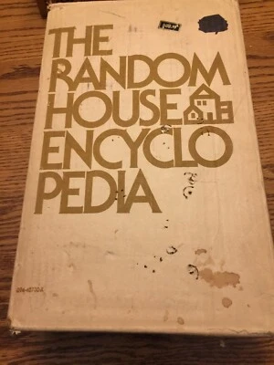 Random House Encyclopedia Illustrated 1977 Hardcover in original box - Image 1 of 4