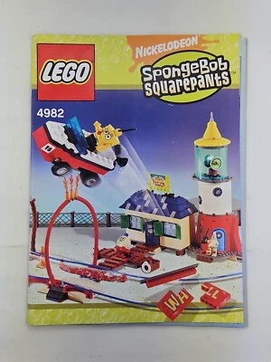 LEGO SpongeBob SquarePants: Mrs. Puff's Boating School (4982) Instructions Only - Image 1 of 2
