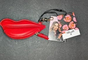 Portamonete Diane Von Furstenberg labbra rosse DVF - Foto 1 di 6