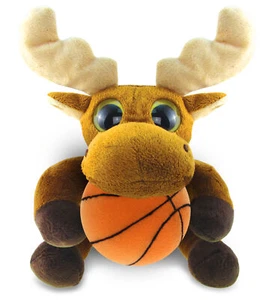 PLUSH BASKETBALL - BIG EYE 6' PLUSH - MOOSE - Picture 1 of 6
