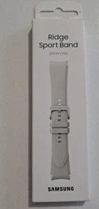 Samsung Ridge 20 mm M/L cinturino sportivo grigio per Galaxy Watch SERIE 4,5,6 - Foto 1 di 2