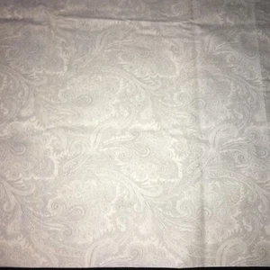 Ralph Lauren Standard Pillowcase Cotton Percale Gray Blue White Paisley Print - Picture 1 of 10
