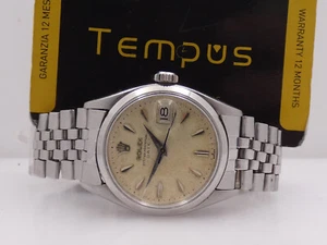 ROLEX OYSTER PERPETUAL DATE 6534 AUTOMATIC BUTTERFLY '57 SERVICED STEEL WATCH - Picture 1 of 17